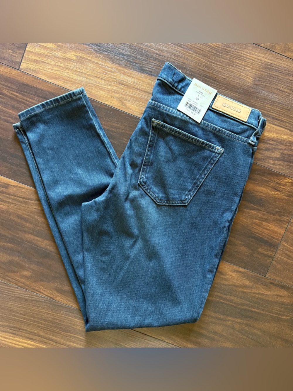 BIG STAR Women's STRETCH Denim MID-RISE 5-Pocket ALEX SKINNY LEG Jeans Sz 33